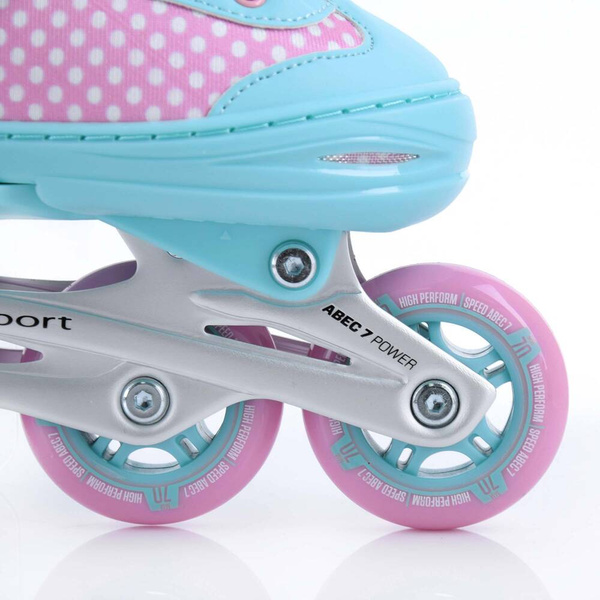 LILY 2w1 ŁYŻWY + ROLKI regulowane SMJ sport