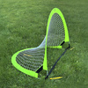 Bramka piłkarska treningowa pop-up - zielony neon (M) 120x80x80 cm