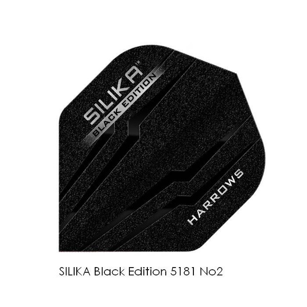 Piórka Harrows SILIKA Black Edition